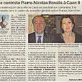 Pierre Nicolas BOVALIS dans le Ouest-france du 02 février 2008