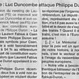 Ouest-France du 05/03/08