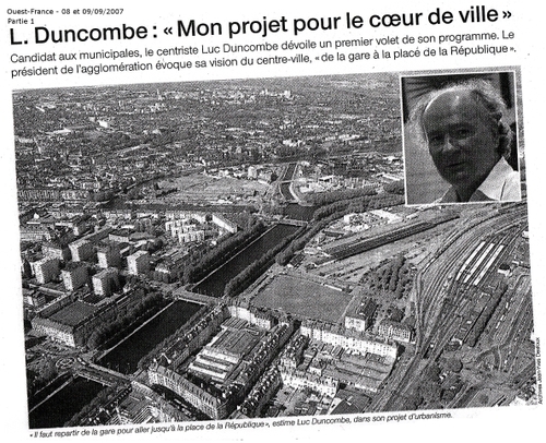 Luc Duncombe : mon projet pour le coeur de ville