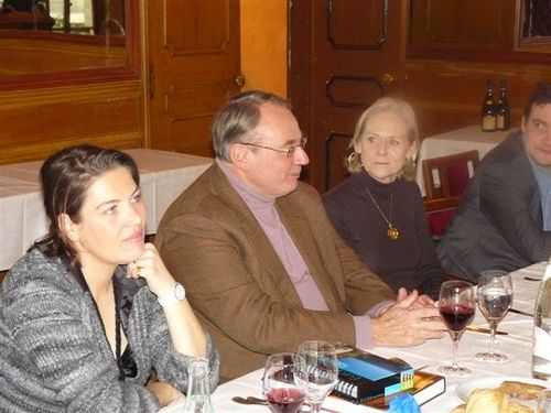 Sonia de le Provôté et Luc Duncombe avec Jean-Louis Bourlanges et Brigitte Fourré, Députée Européen